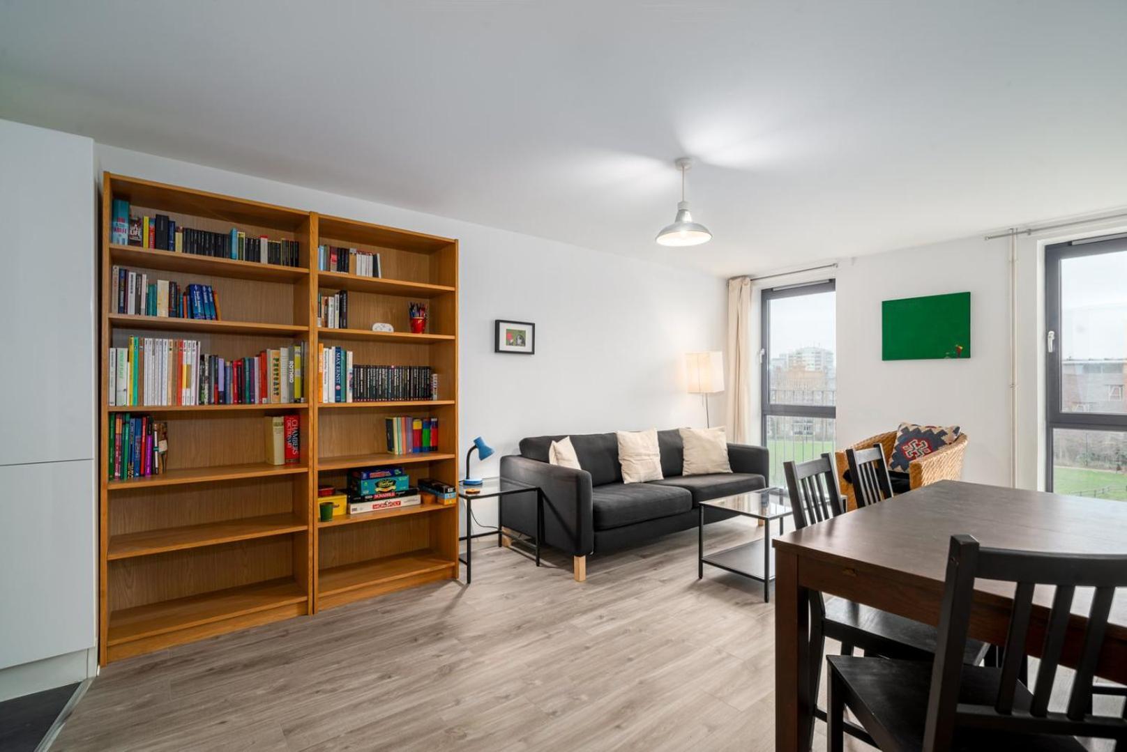 런던 Guestready - 1 Bed Apt With City Views, Vauxhall 아파트 외부 사진